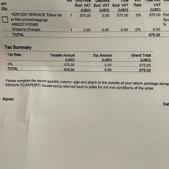 Versace leggings - Picture 4 of 4